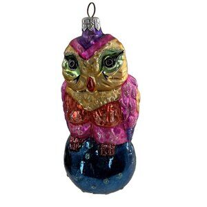 Christopher Radko Hooty Hoot‎ (95-024-0) Holiday Christmas Ornament Vintage